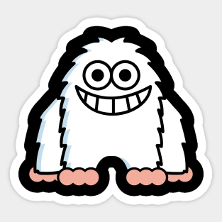 Cute yeti Sticker